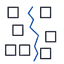 Fragmentation article symbol